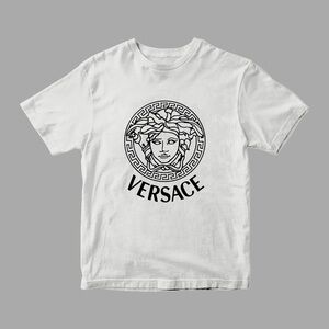 Cotton Unisex Luxury Short Sleeve Shirt Men Women T Shirt White Black Gun